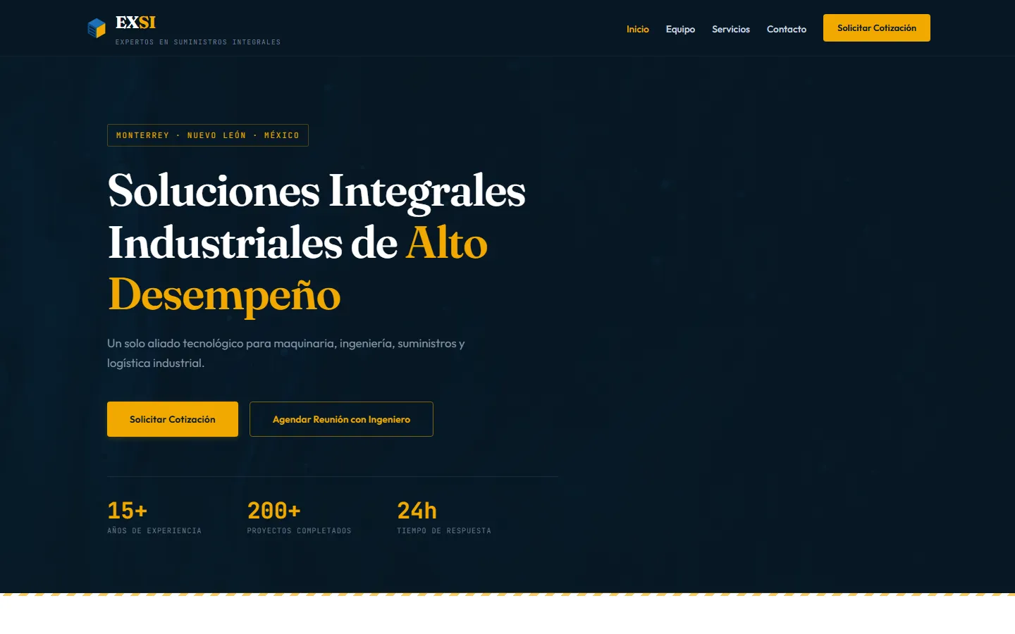 Captura del sitio de EXSI